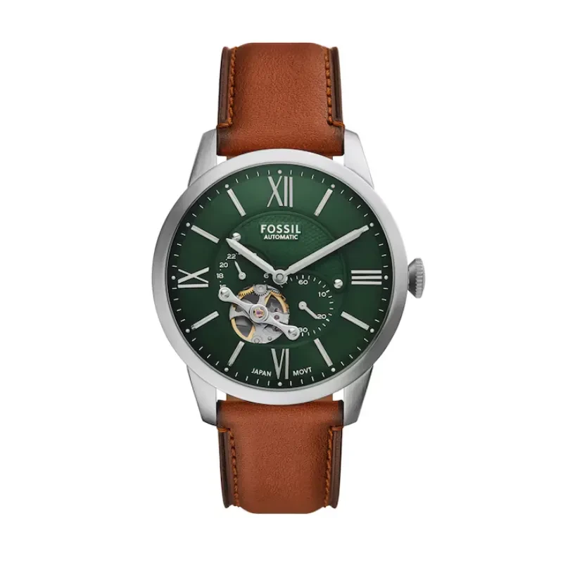 Fossil Townsman Automatic Green Dial Men's Watch- ME3265